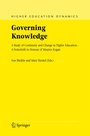 Cover: Governing Knowledge - Springer