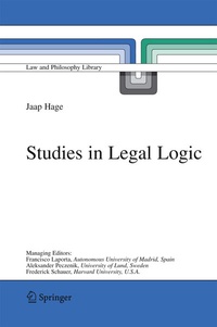 Enlarge image Cover: Studies in Legal Logic - Springer