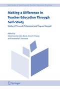 Cover: Making a Difference in Teacher Education Through Self-Study - Springer