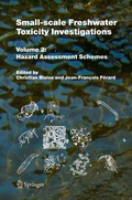 Cover: Small-scale Freshwater Toxicity Investigations - Springer