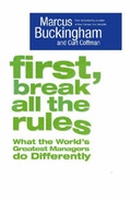 Cover: First, Break All The Rules - Pocket Books