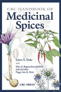 Cover: CRC Handbook of Medicinal Spices - CRC Press