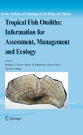 Cover: Tropical Fish Otoliths: Information for Assessment, Management and Ecology - Springer