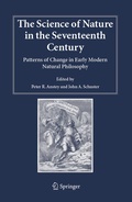 Cover: The Science of Nature in the Seventeenth Century - Springer