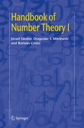 Cover: Handbook of Number Theory I - Springer