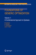 Cover: Foundations of Generic Optimization - Springer