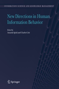 Enlarge image Cover: New Directions in Human Information Behavior - Springer