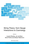 Cover: String Theory: From Gauge Interactions to Cosmology - Springer