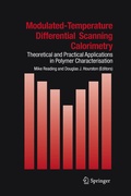 Cover: Modulated Temperature Differential Scanning Calorimetry - Springer