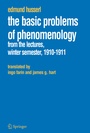 Cover: The Basic Problems of Phenomenology - Springer