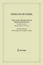 Cover: The Basic Problems of Phenomenology - Springer