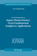 Cover: IUTAM Symposium on Impact Biomechanics: From Fundamental Insights to Applications - Springer
