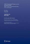 Cover: Abstracts of the XXIXth International Congress on Law and Mental Health - Springer