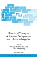Cover: Structural Theory of Automata, Semigroups, and Universal Algebra - Springer