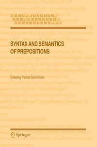 Abbildung von: Syntax and Semantics of Prepositions - Springer
