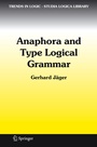 Cover: Anaphora and Type Logical Grammar - Springer