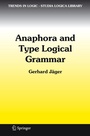 Cover: Anaphora and Type Logical Grammar - Springer