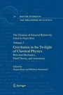 Cover: The Genesis of General Relativity - Springer