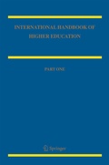 Cover: International Handbook of Higher Education - Springer