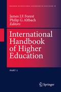 Cover: International Handbook of Higher Education - Springer