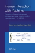 Cover: Human Interaction with Machines - Springer