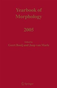 Abbildung von: Yearbook of Morphology 2005 - Springer