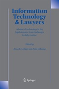 Cover: Information Technology and Lawyers - Springer