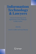 Cover: Information Technology and Lawyers - Springer