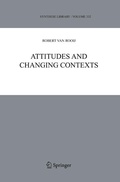 Cover: Attitudes and Changing Contexts - Springer
