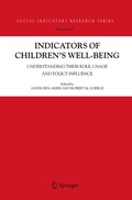Cover: Indicators of Children's Well-Being - Springer