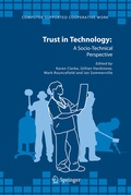 Cover: Trust in Technology: A Socio-Technical Perspective - Springer