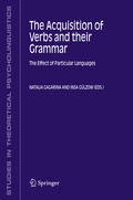 Cover: The Acquisition of Verbs and their Grammar: - Springer