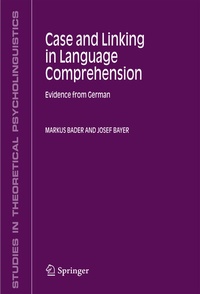 Abbildung von: Case and Linking in Language Comprehension - Springer