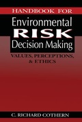 Bild: Handbook for Environmental Risk Decision Making - CRC Press