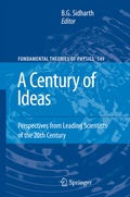 Cover: A Century of Ideas - Springer