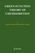 Cover: Green-Function Theory of Chemisorption - Springer