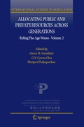Cover: Allocating Public and Private Resources across Generations - Springer