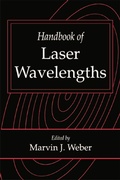 Cover: Handbook of Laser Wavelengths - CRC Press