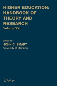 Enlarge image Cover: Higher Education: Handbook of Theory and Research - Springer