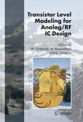 Cover: Transistor Level Modeling for Analog/RF IC Design - Springer