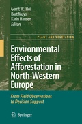 Cover: Environmental Effects of Afforestation in North-Western Europe - Springer