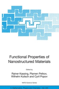 Enlarge image Cover: Functional Properties of Nanostructured Materials - Springer