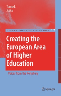 Enlarge image Cover: Creating the European Area of Higher Education - Springer
