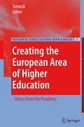 Cover: Creating the European Area of Higher Education - Springer