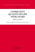 Cover: Community Quality-of-Life Indicators - Springer