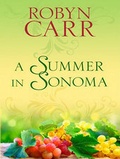 Cover: A Summer in Sonoma - Large Print Press