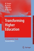 Cover: Transforming Higher Education - Springer