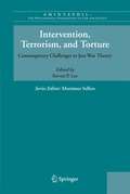 Cover: Intervention, Terrorism, and Torture - Springer