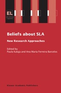 Cover: Beliefs About SLA - Springer