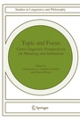 Cover: Topic and Focus - Springer
